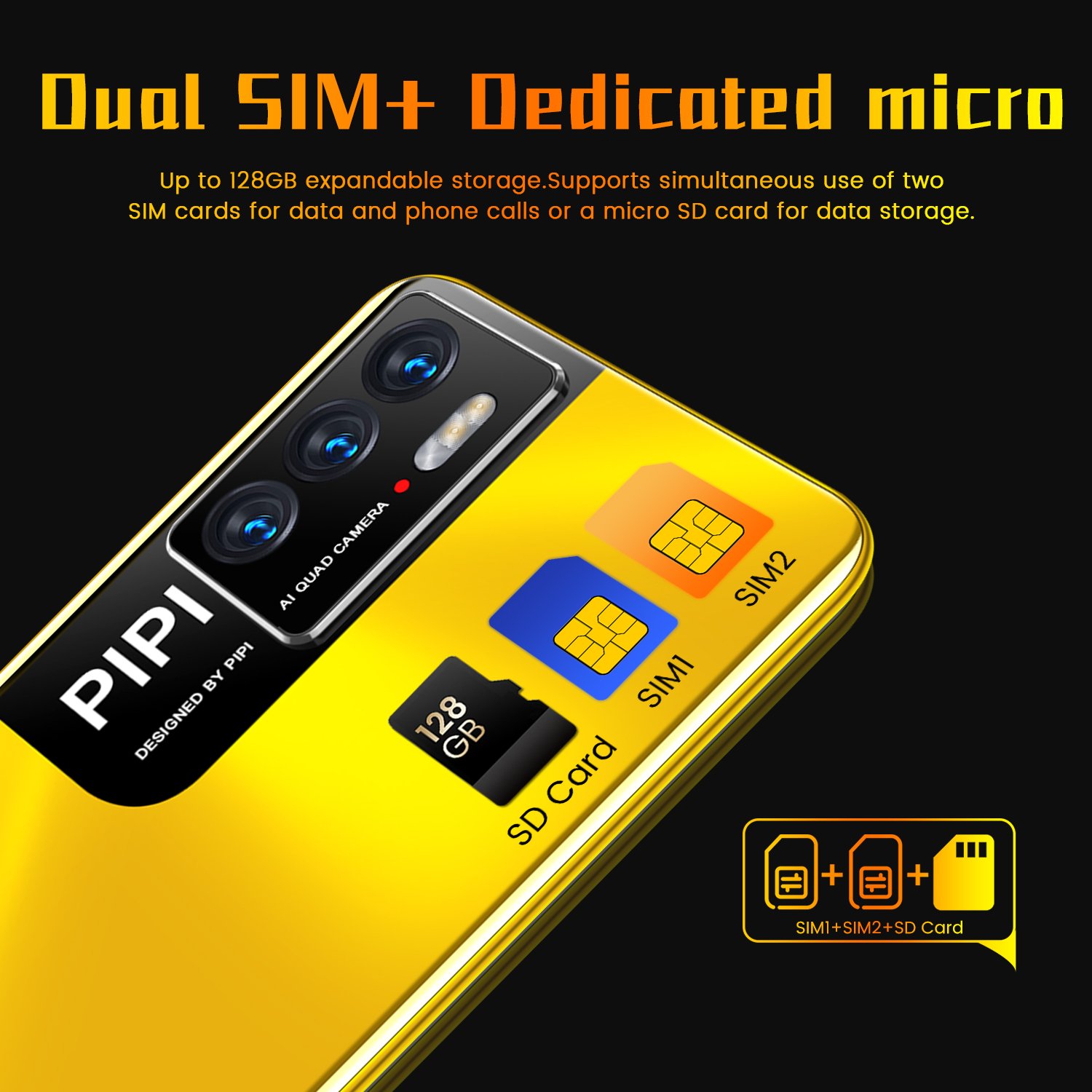 Wholesale M3pro 6G+128GB phone 6.5 inch full screen GPS face access mobile phone